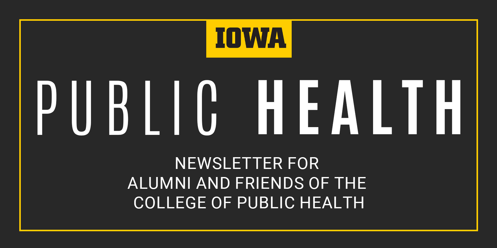 Iowa Public Health Newsletter logo