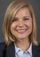 A portrait of Carly Beastrom of the Department of Health Management and Policy at the University of Iowa College of Public Health.