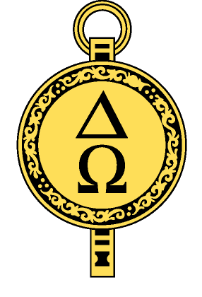 Delta Omega Honor Society logo