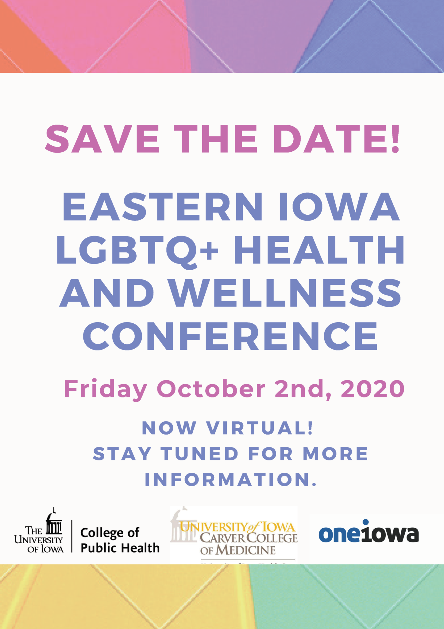 Save the date LGBTQ Health and Wellness Conference is Oct. 2