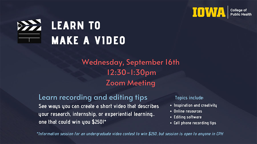 Learn to make a video workshop