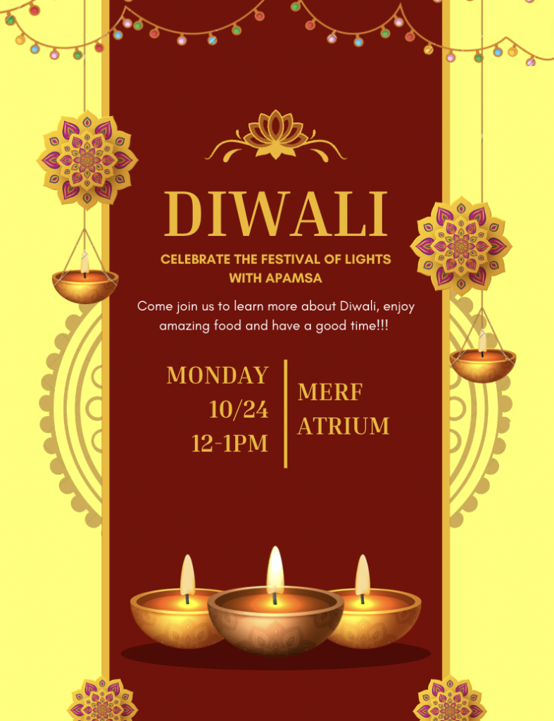 poster for Diwali Festival of Lights celebration