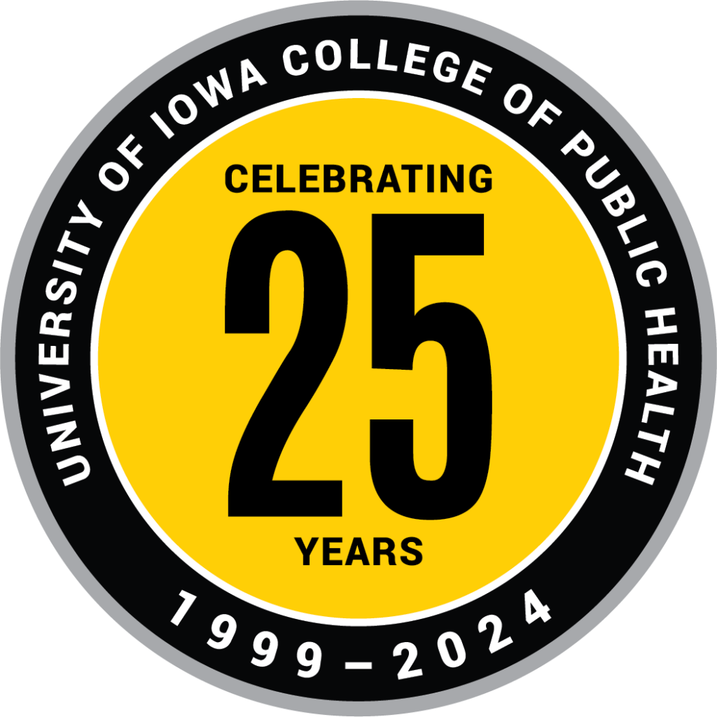 College of Public Health 25th anniversary logo