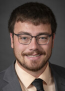 A portrait of Jacob Bulger of the Department of Executive Master of Health Administration at the University of Iowa College of Public Health.