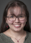 A portrait of Olivia Caldera of the Department of Epidemiology at the University of Iowa College of Public Health.