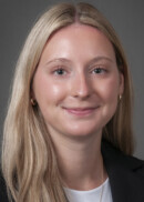 A portrait of Caroline Carter of the Department of Health Management and Policy at the University of Iowa College of Public Health.