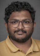 A portrait of Prithvi Daliboyina of the Department of Epidemiology at the University of Iowa College of Public Health.