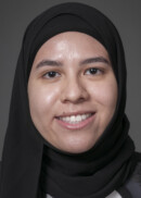 A portrait of Mariam Elahmady of the Department of Epidemiology at the University of Iowa College of Public Health.