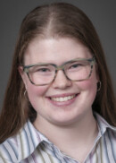 A portrait of Elizabeth Foster of the Department of Occupational and Environmental Health at the University of Iowa College of Public Health.