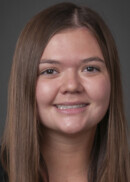 A portrait of Lauren Huffman of the Department of Epidemiology at the University of Iowa College of Public Health.