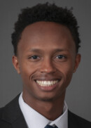 A portrait of Matt Mathew of the Department of Health Management and Policy at the University of Iowa College of Public Health.