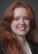 A portrait of Sophia Misterek of the Department of Epidemiology at the University of Iowa College of Public Health.