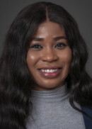 A portrait of Mariagorathy Okonkwo of the Department of Epidemiology at the University of Iowa College of Public Health.