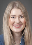 A portrait of Gracie Peterson of the Department of Health Management and Policy at the University of Iowa College of Public Health.