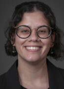 A portrait of Caroline Powell of the Department of Occupational and Environmental Health at the University of Iowa College of Public Health.