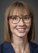 A portrait of Kenadie Spanier of the Department of Executive Master of Health Administration at the University of Iowa College of Public Health.