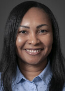 A portrait of Aida Vanderpuye of the Department of Epidemiology at the University of Iowa College of Public Health.